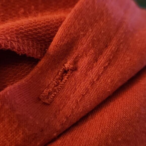 Riot Queen women's XS red lightweight hooded long sleeve checkered t-shirt - Picture 6 of 6